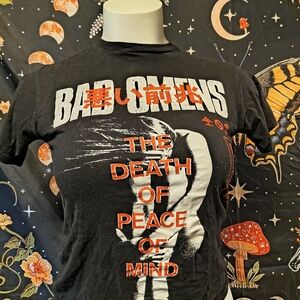 Black Graphic T-Shirt with Bold Text